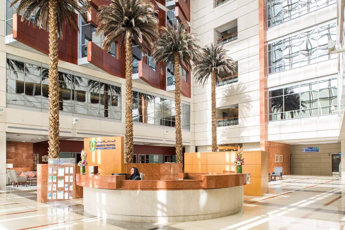 American Hospital Dubai Reception